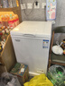 澳柯玛（AUCMA）100升家用减霜小冰柜母乳小型冷柜冷藏柜冷冻柜卧式顶开门冰箱一级能效 BC/BD-100H 国家补贴20% 实拍图