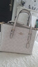 蔻驰（COACH）【品牌直供】女士中号手提单肩包CV965IMXU5 白色 晒单实拍图