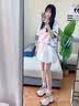 迪芙斯星期六旗下老爹鞋女款2025年新款夏季增高厚底透气休闲运动鞋百搭 米色/红色 37 实拍图