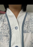 婧麒（JOYNCLEON）月子服春夏纯棉孕妇可哺乳睡衣产前产后透气舒适 蓝 L Jyz154235 实拍图