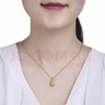 周六福（ZLF）  黄金吊坠女款硬金经典福袋足金挂坠 定价 代代平安 0.76g 实拍图