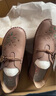 鮟鱇老北京布鞋女春秋中老年单鞋软底牛筋底妈妈鞋78806 豆沙色 37  实拍图
