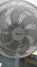 美的（Midea）【品质推荐】七叶轻音柔风电风扇/家用省电落地扇/台式电扇/广角摇头节能宿舍小型风扇 SAE35CA 实拍图