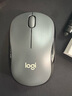 罗技（Logitech）M220无线鼠标(M221造型)无线办公静音鼠标 笔记本家用usb无线办公Mac鼠标电池 中小手适用小巧便携 灰色 实拍图