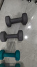 PROIRON普力艾 哑铃男女士家用浸塑纯铁环保无味健身哑铃套装亚铃5kg*2 实拍图