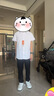 罗蒙儿童短袖白色衬衫春夏新款男童女童衬衣校服 白色短袖衬衫 150 实拍图