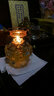 七宝莲 八吉祥液体酥油灯座水晶可调光防风油灯佛堂供灯长明灯座佛教佛具用品 八吉祥（透明色） 实拍图
