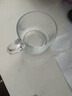 【采销推荐】玻璃水杯牛奶杯早餐大肚杯带盖勺咖啡泡茶杯简约啤酒 简约杯 350ml 1只 实拍图