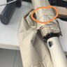 小魔全自动晴雨伞三折男女晴雨两用折叠伞遮阳伞黑胶太阳伞24骨自动伞 实拍图