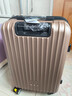 翻译官行李箱旅行箱包女商务大容量拉杆学生万向轮硬密码登机男防刮抗压 香槟金-双层缓冲+双拉增容 24英寸中等【24英寸容量等于26】 实拍图