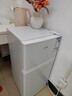 志高双门冰箱小型出租房宿舍双开门冷藏冷冻一级能效家用大容量办公室电冰箱二门微霜 【一级能效 加厚款】58L银色 实拍图