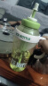 【京东物流】水杯冰霸吸管杯高颜值学生茶水分离大容量杯子 肚肚杯1个-浅绿色 实拍图