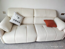 冬熊轻奢真皮沙发简约现代客厅小户型沙发大象耳朵乳胶直排沙发奶油风 三人位2.2米 头层牛皮【旗舰版】凝胶记忆棉+6CM紫罗兰 实拍图