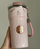 星巴克（Starbucks）经典系列粉色款不锈钢吸管杯900ml保温保冷杯冰霸杯生日毕业礼物 实拍图