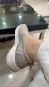 斯凯奇（Skechers）单鞋女鞋夏季蕾丝网面透气凉鞋软底健步鞋平底百搭休闲鞋896020 实拍图