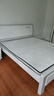 德满居 床 实木床 床现代简约 双人床白色北欧主卧轻奢全实木床婚床 静音床+护脊椰棕床垫（10cm)+2柜 1.8米*2.0米框架款 实拍图