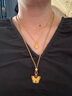 金至尊黄金素链黄金项链女肖邦链锁骨链999足金情人节礼物计价5.18克 实拍图