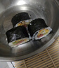 波力寿司海苔片27克（约10片）带竹帘紫菜包饭儿童海苔寿司卷食材 实拍图