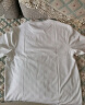 京东京造短袖t恤男轻奢免烫纯棉短t衣服男装白小T打底T黑色 XXL 实拍图