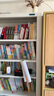 阿格贝贝图书馆书架钢制家用书柜落地置物架客厅卧室多层储物架至尊版 至尊版1.2米高1.2米宽白色主架 实拍图