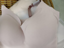 金三塔真丝无尺码桑蚕丝氨纶无痕内衣女无钢圈聚拢背心式光面文胸 柔粉撞摩卡粉 M 实拍图