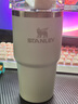 STANLEY网红吸管杯水杯保温杯大容量办公车载不锈钢杯子591ML-霜白 实拍图