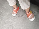 卡特兔学步鞋童鞋男童夏季女童洞洞鞋软底网面宝宝鞋透气幼儿园室内鞋 橙粉白 21 内长13.0cm 脚长12.0-12.5 实拍图