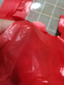 京东物流 全新家用红色塑料袋大号批发加厚专用袋拉圾袋无毒厨房 中厚24*34 红色 100个 实拍图
