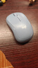 罗技（Logitech）M221 轻音鼠标 无线鼠标 办公鼠标 对称鼠标 带无线微型接收器 雾霭蓝 实拍图