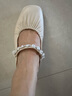 天美意穆勒鞋女凉鞋商场同款女鞋2025新款 米色（柔软羊皮） 37 实拍图