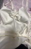 莫代尔性感睡衣女2025年春夏季新款纯欲风冰丝绸带胸垫蕾丝吊带睡裙睡袍 [丝绸款]奶黄色 M 160(建议体重80-105斤) 实拍图