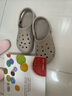 crocs卡骆驰洞洞鞋贝雅男鞋女鞋轻便耐磨一脚蹬拖鞋休闲鞋|10126 卵石色-2V3 40 (250mm) 实拍图