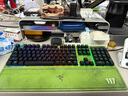 雷蛇（Razer）黑寡妇蜘蛛V3 HALO特别版 机械键盘 游戏电竞电脑 104键 RGB灯效 带腕托 绿轴 实拍图