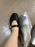 拔佳羊皮书玛丽珍女2025新复古软底通勤单鞋奶奶鞋AUO01AQ5 黑色 37 实拍图