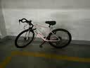 JEEP吉普公路自行车碟刹变速自行车男女学生公路车竞技代步车-RS730 RS730-公路把-公主粉色-铝合金 L码（适合身高180-190cm） 24速-休闲运动(基础款) 实拍图