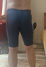 美津浓（MIZUNO）泳裤男士防尴尬大码长款5分裤专业速干抗氯游泳衣装备B1127兰3XL 实拍图