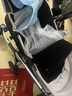 ANGI BABY婴儿推车可坐可躺婴儿车轻便折叠新生儿减震高景观双向儿童手推车 顶配月光银【一键收车+PU橡胶轮] 实拍图