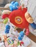 HAPPY MONKEY床铃婴儿玩具0-6-12个月宝宝推车床头风铃挂件可啃咬安抚玩偶礼物 螃蟹【风铃+摇铃+哔哔发声器】 实拍图