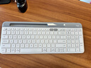 罗技（Logitech）时尚系列 K580 键盘 蓝牙键盘 办公键盘 无线键盘 便携超薄键盘 笔记本键盘 平板键盘 芍药白 实拍图