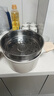 炊大皇（COOKER KING） 网红大白不粘汤锅炖汤锅加高微压快熟家用煮锅黑电磁炉锅 22cm 【+蒸笼】明火不易发黑 实拍图