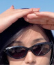 四万公里复古猫眼偏光墨镜女高级感窄框眼镜潮防紫外线太阳镜防晒遮阳眼镜 实拍图