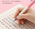 百乐（PILOT）笑脸钢笔三年级小学生钢笔生日礼物练字笔签字笔 入门配吸墨器  淡粉色白杆 F尖 实拍图