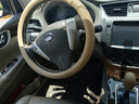 适用于适用于日产轩逸经典方向盘套楼兰老天籁奇骏阳光骊威骐达真皮把套新款 轩逸经典专用（米色） 实拍图