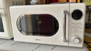 美的（Midea）微波炉复古奶油风微波炉小型家用20L易清洁解冻五档速热均匀加热全自动多功能一体迷你M2F转盘式 M2F复古奶油风微波炉 20L 实拍图