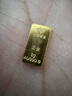 中国珠宝黄金金豆豆AU9999足金实心金豆子小金豆1g生日老婆送女友七夕礼物 小金条 1g 【国检证书】 实拍图