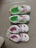 江博士夏季男女童舒适潮流宝宝学步鞋透气幼儿童鞋 休闲儿童凉鞋 米/绿 23 码 脚长约13.7-14.3 实拍图