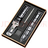 适配天王手表带真皮男女士3874/5844蝴蝶扣头层真牛皮表链15/20MM TW【黑色】真皮【银色】蝴蝶扣 20mm 实拍图