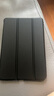 毕亚兹 适用苹果iPad Mini5保护套 迷你4代7.9英寸平板电脑保护壳 防摔智能休眠支架皮套 PB09-金刚黑 实拍图