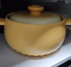 炊大皇 砂锅煲汤锅可爱小清新陶瓷炖汤煲沙锅炖锅家用养生 【黄色款 适合2-4人】 3.5L 实拍图