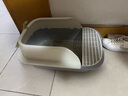 汪野君猫砂盆顶入半封闭猫厕防外溅幼猫成猫猫屎盆猫沙盆带猫砂铲大号 实拍图